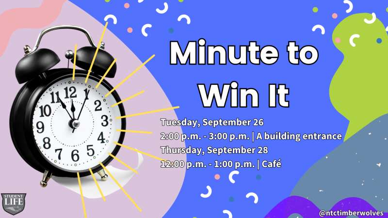 Minute to Win It - Student Events | Northcentral Technical College